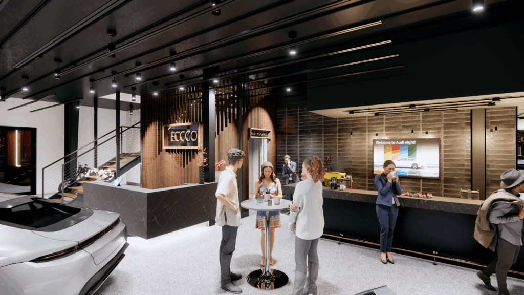 Interior shot of ECCCO facility featuring the lounge area