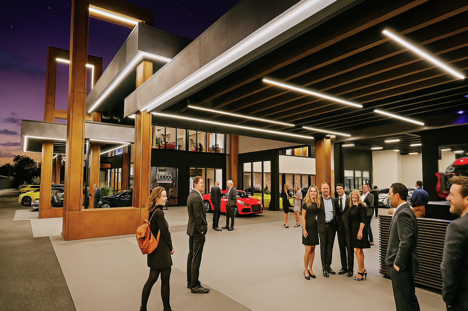 Image detailing the canopy area of ECCCO facility