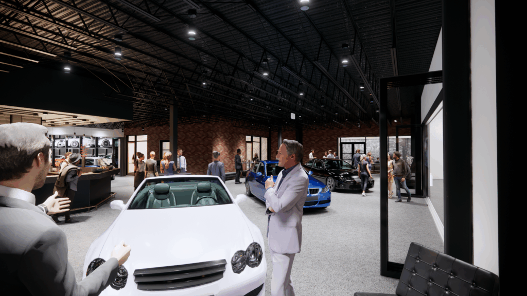 Interior shot of ECCCO facility featuring event space