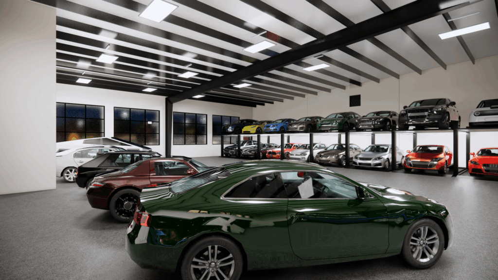 Interior shot of ECCCO facility featuring storage